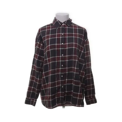 Flanellskjorta (Grå, Röd) från Bik Bok Bomull