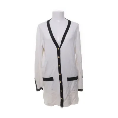 Cardigan (Hvid, Sort) fra Zara Knit Elastan, Nylon, Viscose