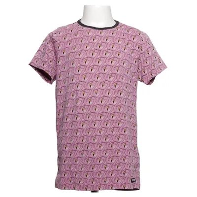 T-shirt (Roze, Meerkleurig) van Villervalla Elastaan, Organisch katoen