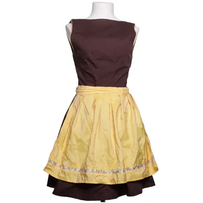 Dirndl (Brun, Gul, Vit) från Stockerpoint Bomull
