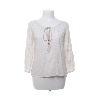 Blouse (White, Beige) from Kaffe Viscose