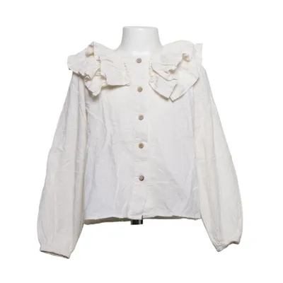 Bluse (Beige) fra Lil' Atelier Elastan, Økologisk bomuld