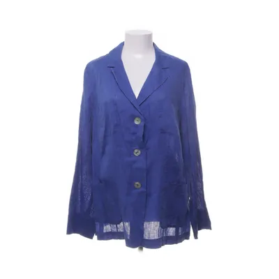 Cardigan (Blauw) van Marina Rinaldi Linnen
