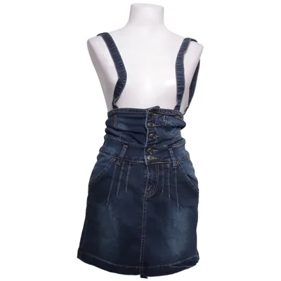 Jupe salopette (Bleu) de Redseventy Coton, Élasthane, Polyester