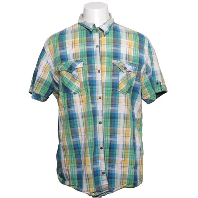 Short sleeve shirt (Blue, Green, Yellow, Multicolored) from QS by S.Oliver Cotton