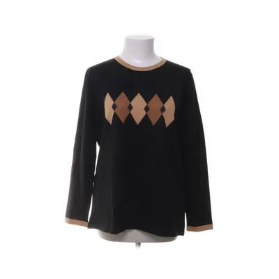Sweater (Black, Brown) from Golléhaug Merino Wool, Acrylic