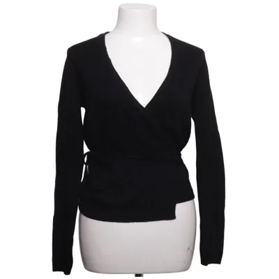 Wickeljacke (Schwarz) Kaschmir, Merinowolle, Viskose