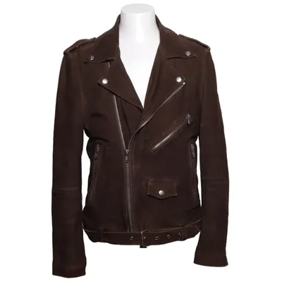 Biker jacket (Brown) from BLK DNM Suede