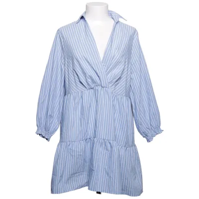 Klänning (Blå, Vit) från Primark Bomull, Polyester
