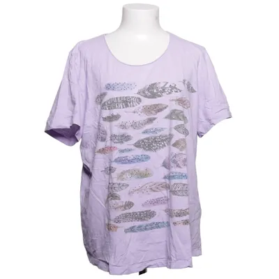 T-shirt (Lila, Flerfärgad) från Ulla Popken Bomull