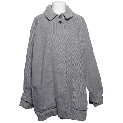 Frakke (Grå) fra Divided by H&M Polyester, Uld