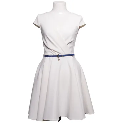 Klänning (Vit) från Closet Elastan, Polyester