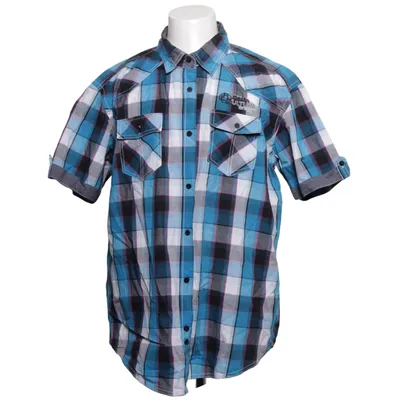 Short sleeve shirt (Blue, Black, White) from Angelo Litrico for C&A Cotton