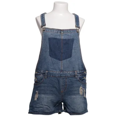 Salopette courte (Bleu) de Sublevel Coton