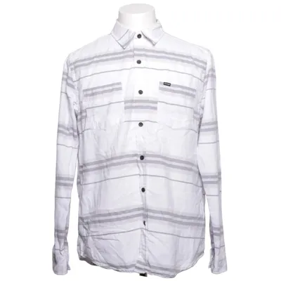 Shirt (White, Gray) from Hurley Cotton, Polyester