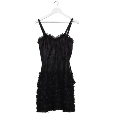 Robe de cocktail (Noir) de Anna Sui Acétate, Polyester