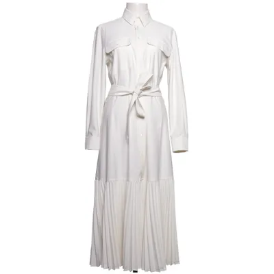 Shirt dress (White) from Polo Ralph Lauren Elastane, Polyester, Viscose, Wool