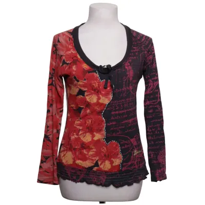 Long sleeve T-shirt (Black, Red, Multicolored) from Desigual Cotton, Viscose