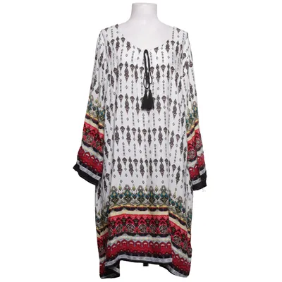Kjole (Hvid, Flerfarvet) fra L.B.C. Viscose