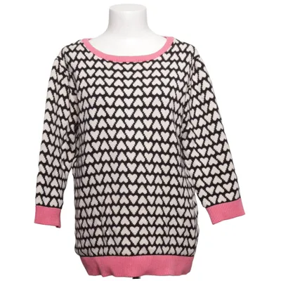 Strickpullover (Schwarz, Weiß, Pink) von Tindra Acryl, Baumwolle