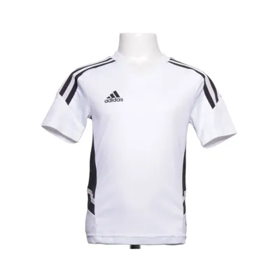 Fodboldtrøje (Hvid, Sort) fra Adidas Genanvendt polyester