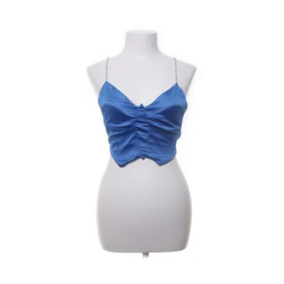 Crop top (Blauw) van FB Sister Elastaan, Polyester