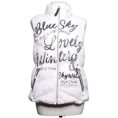 Outer vest (White, Black) from Soccx Polyamide, Polyester