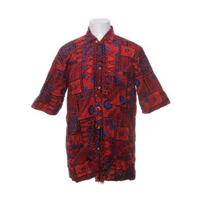 Short sleeve shirt (Red, Multicolored) from Gulbla Cotton