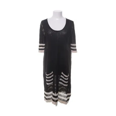 Kjole (Sort, Hvid) fra Two Danes Linned, Viscose
