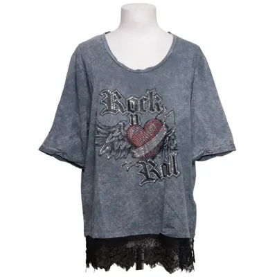 T-shirt (Grijs) van Fiorella Rubino Katoen