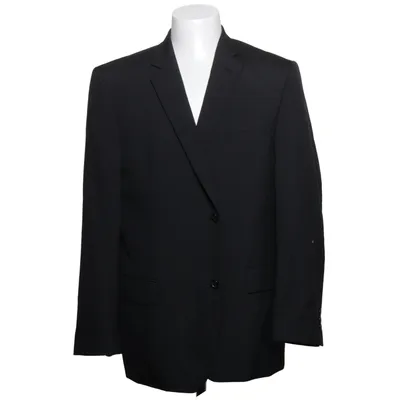 Blazer (Black) from President Polyester, Viscose, Wool