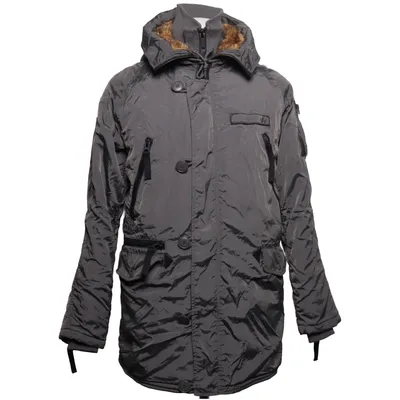 Parkas (Grå) från Alpha Industries Akryl, Polyamid, Polyester