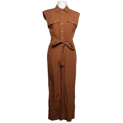 Jumpsuit (Bruin) van Mango Katoen, Polyester
