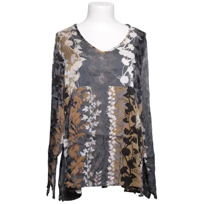 Blouse (Grijs, Bruin, Zwart) van Modes Stockholm Elastaan, Zijde