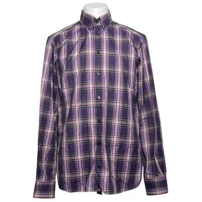 Flannel shirt (Purple, Multicolored) from Eton Cotton