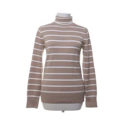 Polotröja (Beige, Vit) från Shein Nylon, Polyester, Viskos