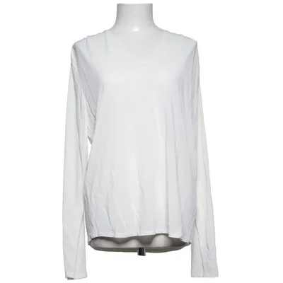 T-shirt à manches longues (Blanc) de Filippa K Polyamide, Viscose