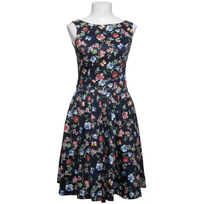 Jurk (Blauw, Meerkleurig) van Lady Vintage Katoen, Elastaan