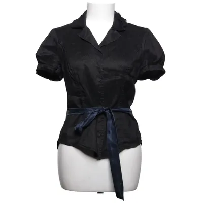 Bluse (Schwarz) von Roberta Scarpa Seide, Viskose