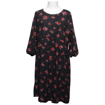 Robe (Noir, Multicolore) de Janina Curved