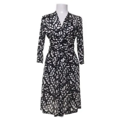 Kjole (Flerfarvet, Hvid, Sort) fra Ilse Jacobsen Elastan, Polyester