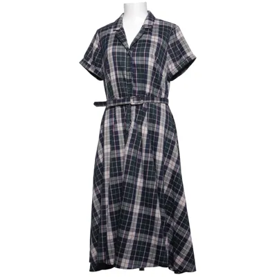 Blousejurk (Blauw, Wit, Meerkleurig) van Collectif Vintage Polyester, Viscose