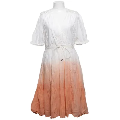 Klänning (Vit, Orange) från French Connection Bomull, Polyester