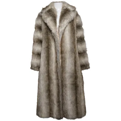 Manteau en fourrure (Gris)