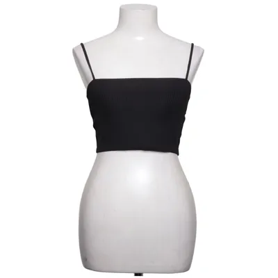 Crop top (Noir) de Monki Élasthane, Polyester