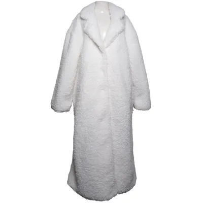 Vinterfrakke (Hvid) fra PrettyLittleThing Polyester