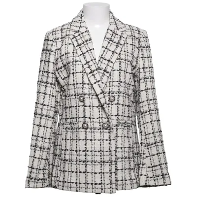 Blazer (Noir, Blanc) de Miss Selfridge Acrylique, Coton, Nylon, Polyester, Viscose