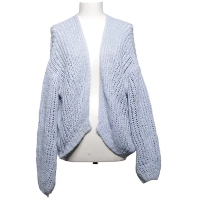 Cardigan (Blauw) van Oui Acryl, Mohair, Polyamide, Wol