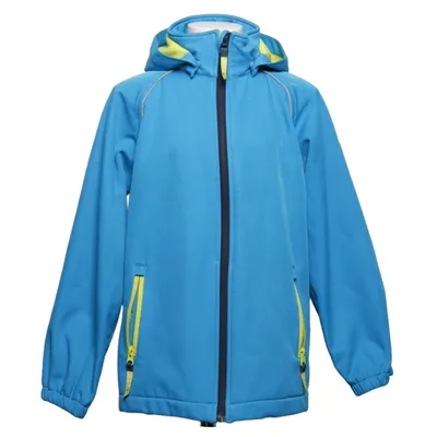 Softshell jacket (Blauw, Geel) van Name It Polyester