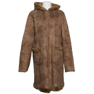 Shearlingjacka (Brun) från Amica Akryl, Polyester